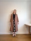 J.Jill Long Quilt Wool Jacket in Dusty Rose/Green (Size M/L)
