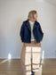 Massimo Duttio Short Trench Coat in Navy (Size M/L)