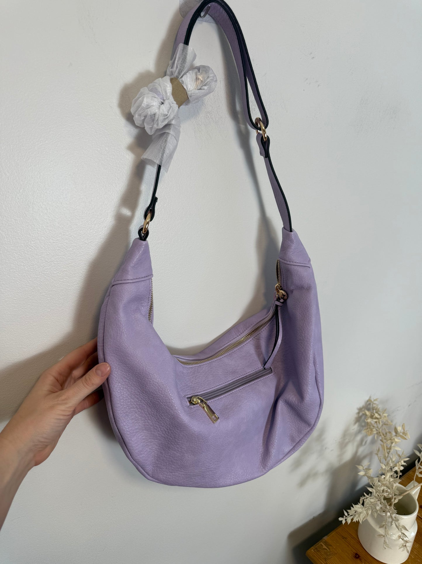 Poppy & Peonies "Over the Moon Purse in Purple" NWT