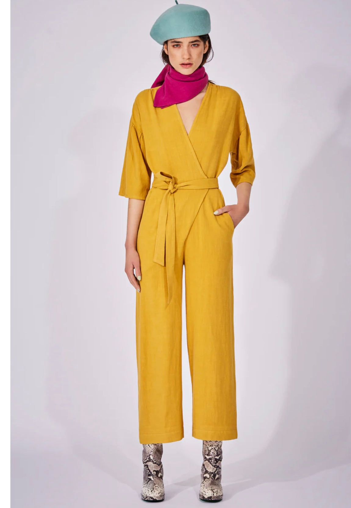 Eve Gravel  "Wild Boy Jumpsuit in Saffron" SOLD AS IS (Size S)