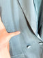 Ever New Satin Blazer in Teal (Size M/L)