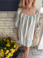 TULAROSA "Sara Dress in Chambray Stripe" NWT (Size S/M)