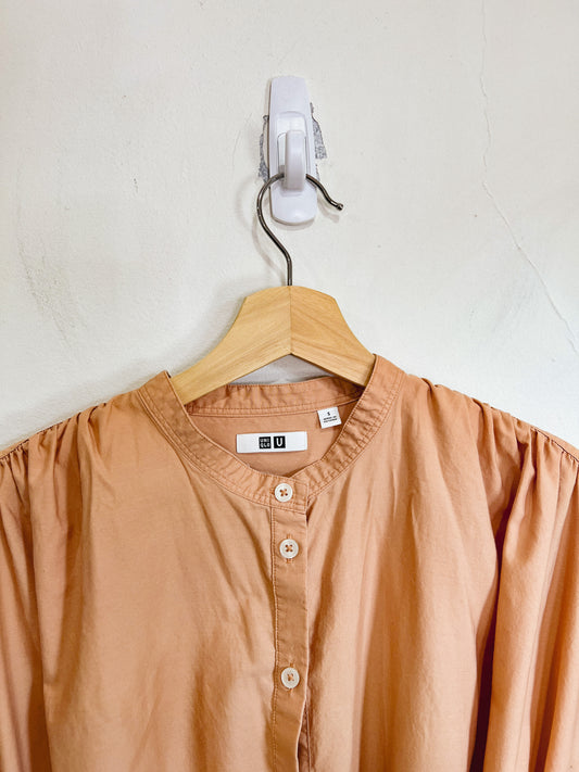 Uniqlo Peach Oversized T-Shirt Dress with Belt (Size S/M)