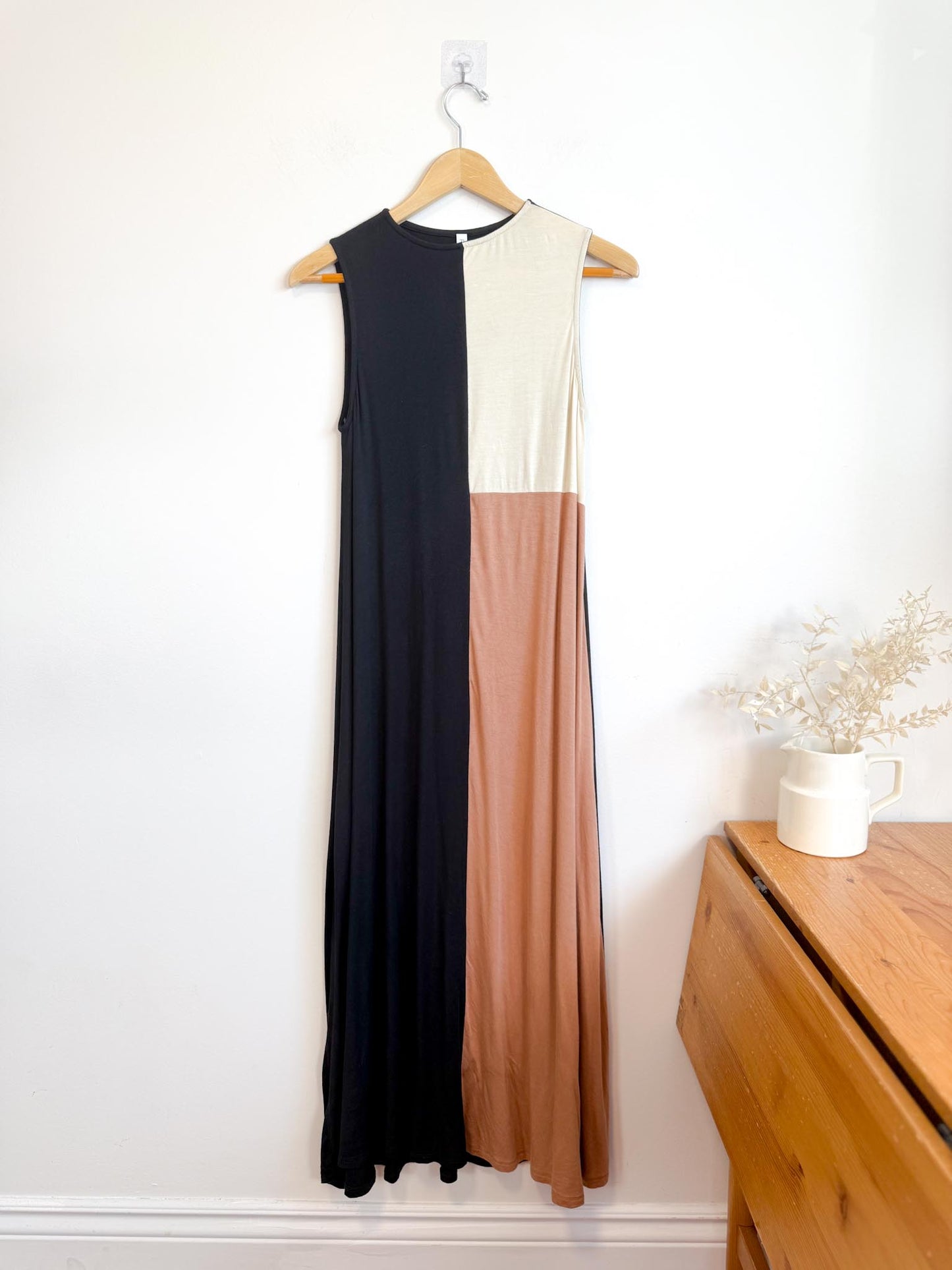 Rachel Pally Designer "Jessie Colorblock Jersey Flowing Maxi Dress" (Size S-L)