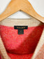 TILLEY "Plaid Mohair Sweater in Pink/Brown/Cream" (Size S/M)