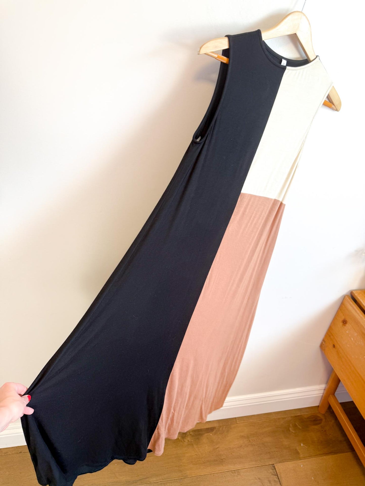 Rachel Pally Designer "Jessie Colorblock Jersey Flowing Maxi Dress" (Size S-L)