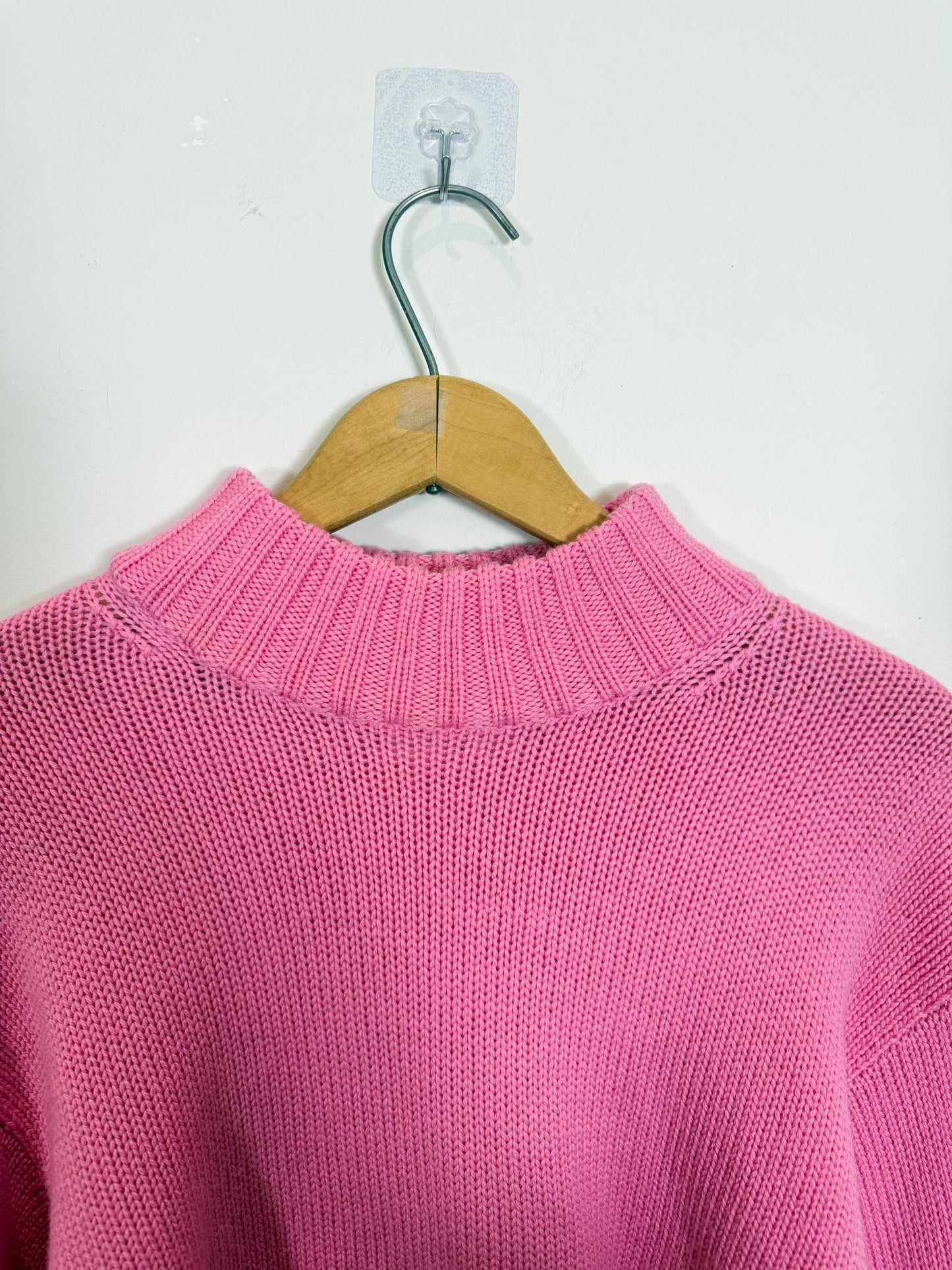 Wilfred "Harper Merino Wool Sweater in Hot Pink" (Size S/M)