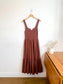 Tanya Taylor Designer "Josephina Dress in Brown" (Size L)