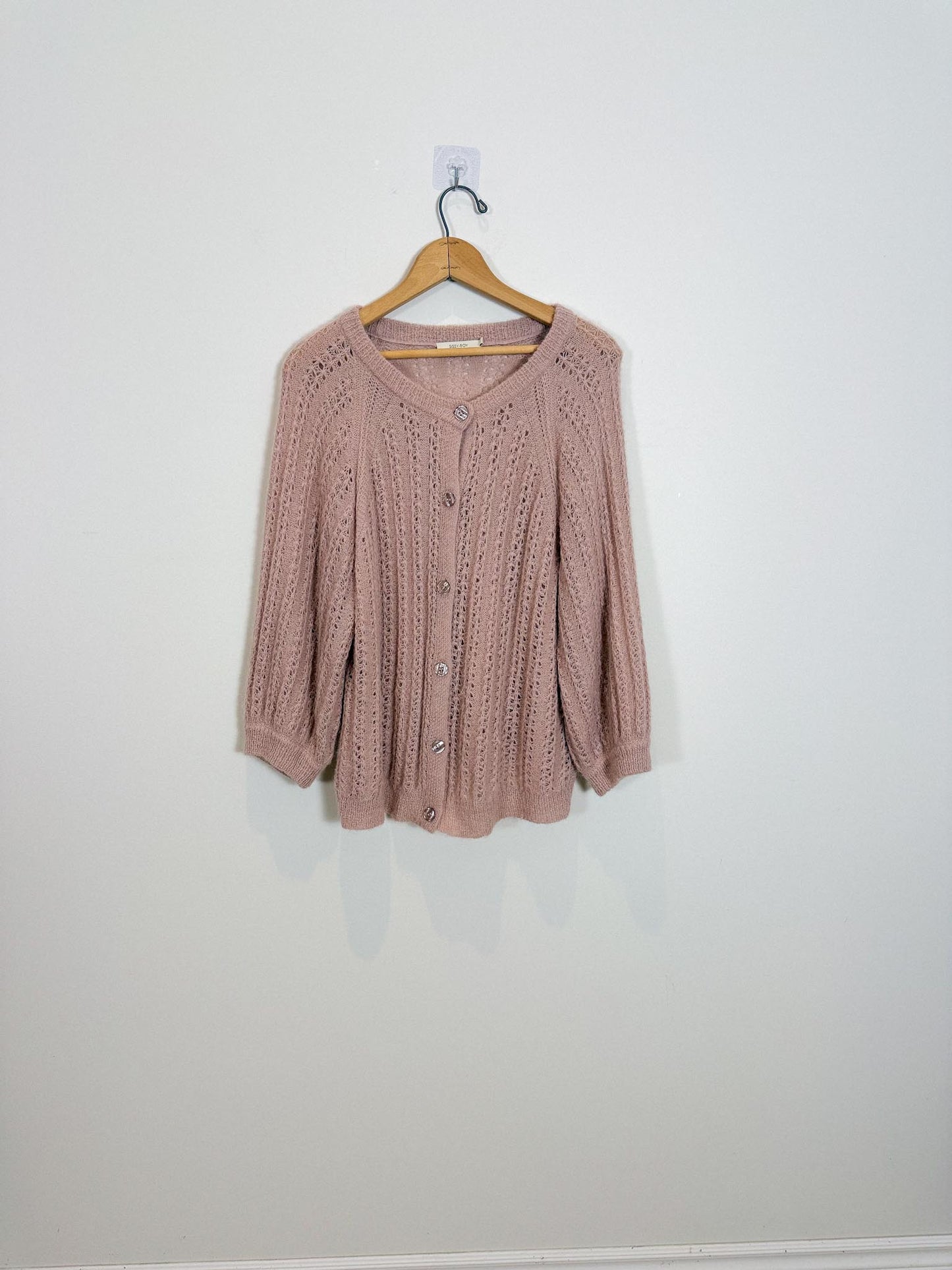 SISSY BOY Alpaca & Wool Dainty Cardigan in Maeve (Size L)