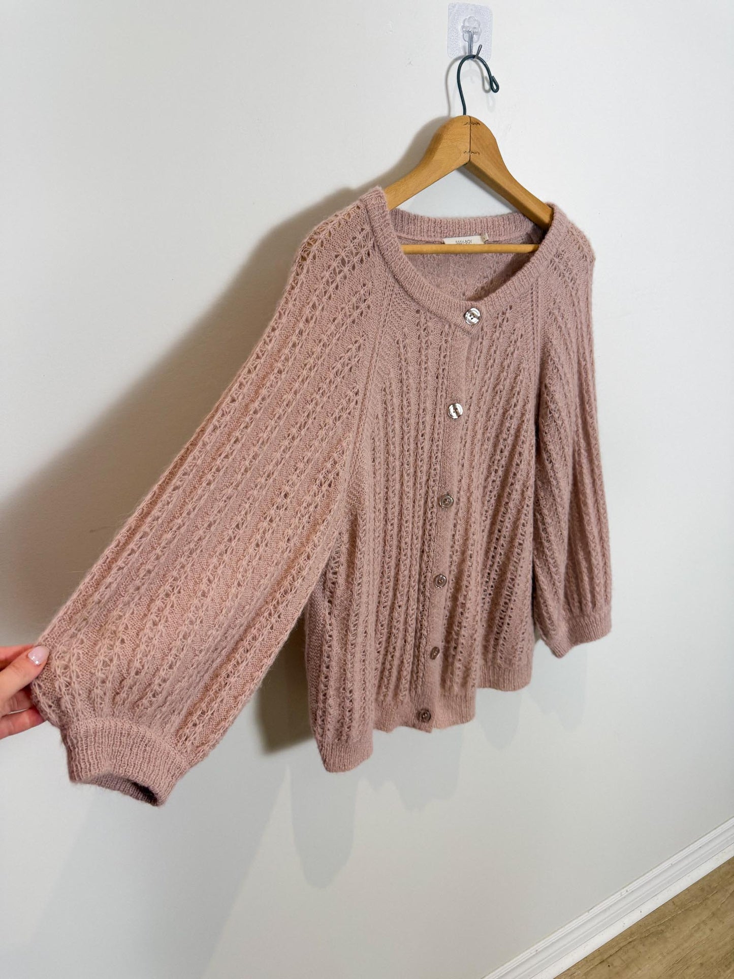 SISSY BOY Alpaca & Wool Dainty Cardigan in Maeve (Size L)