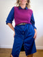 Sleeveless Sweater Vest in Plum (Size M/L)