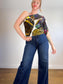 PISTOLA "Lana High-Rise Wide-Leg Jeans in Dark Wash" (Size 30)