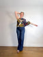PISTOLA "Lana High-Rise Wide-Leg Jeans in Dark Wash" (Size 30)