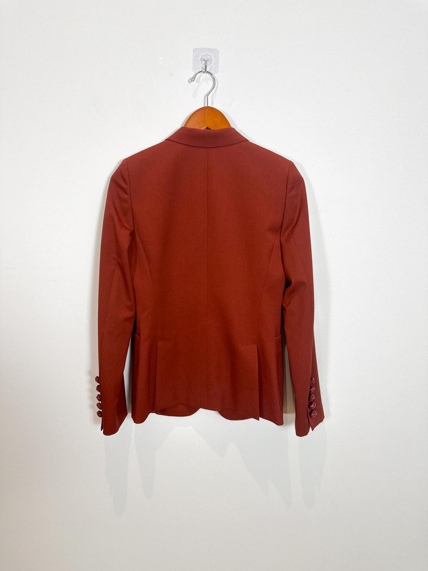 GUCCI Designer Blazer in Terracotta (Sizie S)