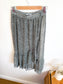 SUNCOO Paris "Jupe Felicite Midi Skirt" in Black/White Print (Size S)