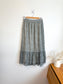 SUNCOO Paris "Jupe Felicite Midi Skirt" in Black/White Print (Size S)
