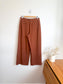 Kit & Ace Pull On Wide Leg Trousers in Brown (Size 12)