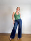 PISTOLA "Lana High-Rise Wide-Leg Jeans in Dark Wash" (Size 30)