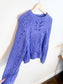 YAS Purple Chunky Knit Alpaca Sweater NWT (Size L)
