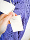YAS Purple Chunky Knit Alpaca Sweater NWT (Size L)