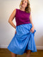 Sleeveless Sweater Vest in Plum (Size M/L)
