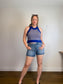 AGOLDE "Parker Long Jean Short" (Size 31)