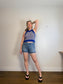 AGOLDE "Parker Long Jean Short" (Size 31)
