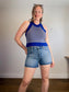 AGOLDE "Parker Long Jean Short" (Size 31)