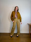 Lululemon High Rise Wide Leg Trousers in Golden Beige (Size 10)