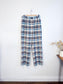 Wilfred Plaid Trousers in White/Brown/Blue (Size 10)