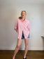 Babaton Cotton Button Down in Pink (Size L)