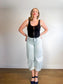 Levi’s Denim Corset Top in Black (Size L)