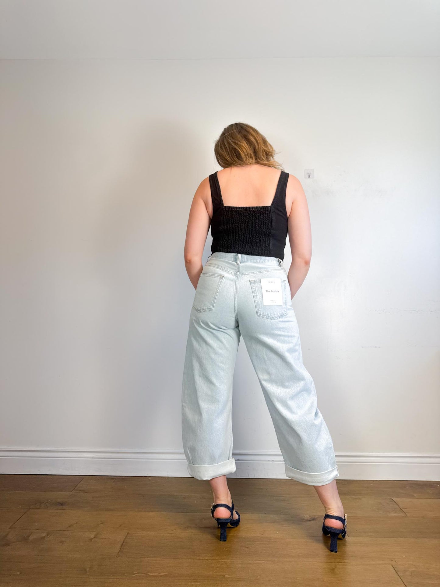 Levi’s Denim Corset Top in Black (Size L)
