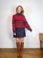 Vintage Alpaca Wool Knit Turtleneck Sweater (Size L)