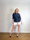 Denim Forum Dark Wash Denim Shirt (Size S/M)