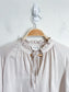 Molly Bracken Ruffled Blouse with Front Tie (Size M)