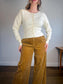 Wilfred "Golightly Cardigan - Wonder Yarn in Light Birch" (Size L)