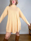 Vintage Cashmere Sweater Dress in Sandy Beige (Size M/L)