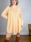 Vintage Cashmere Sweater Dress in Sandy Beige (Size M/L)