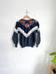 Vintage 80's Harley Davidson Fringe Crewneck Sweatshirt (Size S/M)