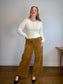 Wilfred "Golightly Cardigan - Wonder Yarn in Light Birch" (Size L)
