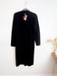 Club Monaco V-Neck Wool Dress in Black (Size M)