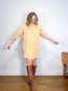 Vintage Cashmere Sweater Dress in Sandy Beige (Size M/L)