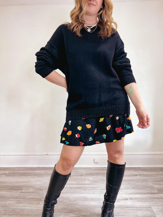 Sunday Best Peggy Sweater in Black (Size M/L)