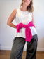 Brynn Walker Sleeveless Tencel Shirt in Off White (Size XS-M)