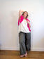 Brynn Walker Sleeveless Tencel Shirt in Off White (Size XS-M)