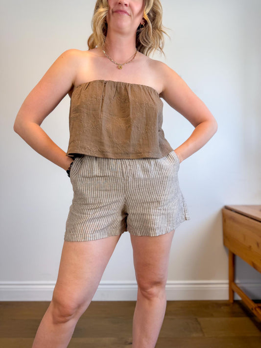 Harly Jae Slow Fashion "Tully Top in Dune" NWT (Size L)