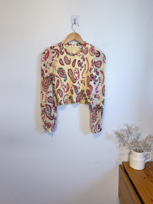 Wilfred "Tempest Blouse in Paisley Print" (Size S)
