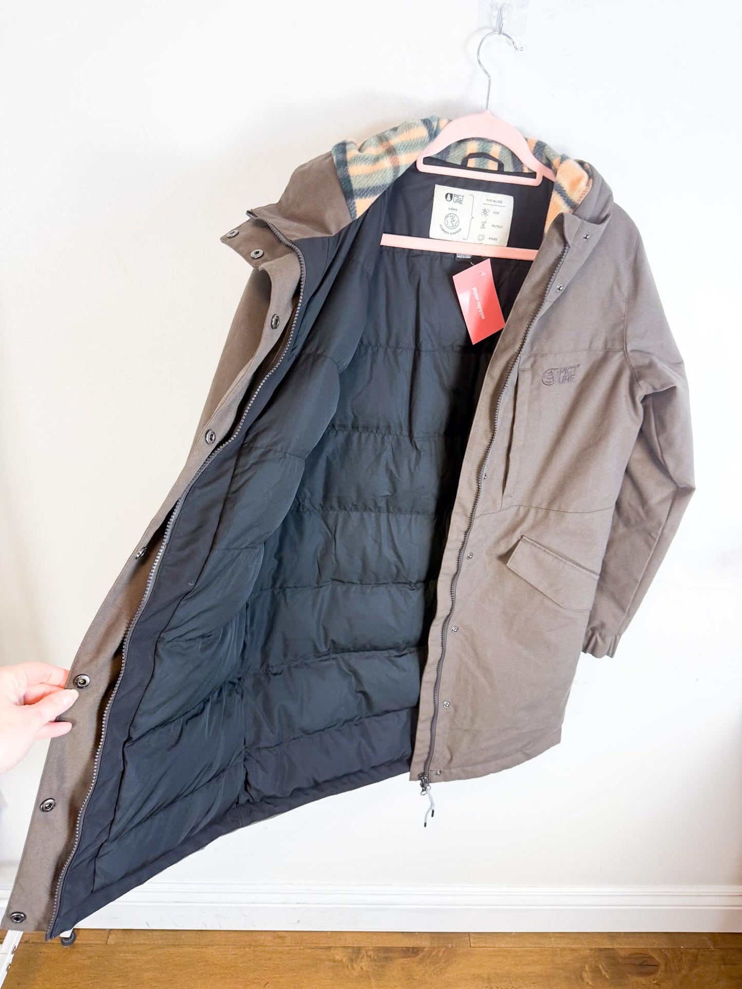 PICTURE Organic Clothing "Dyrby Parka in Brown" (Size M)