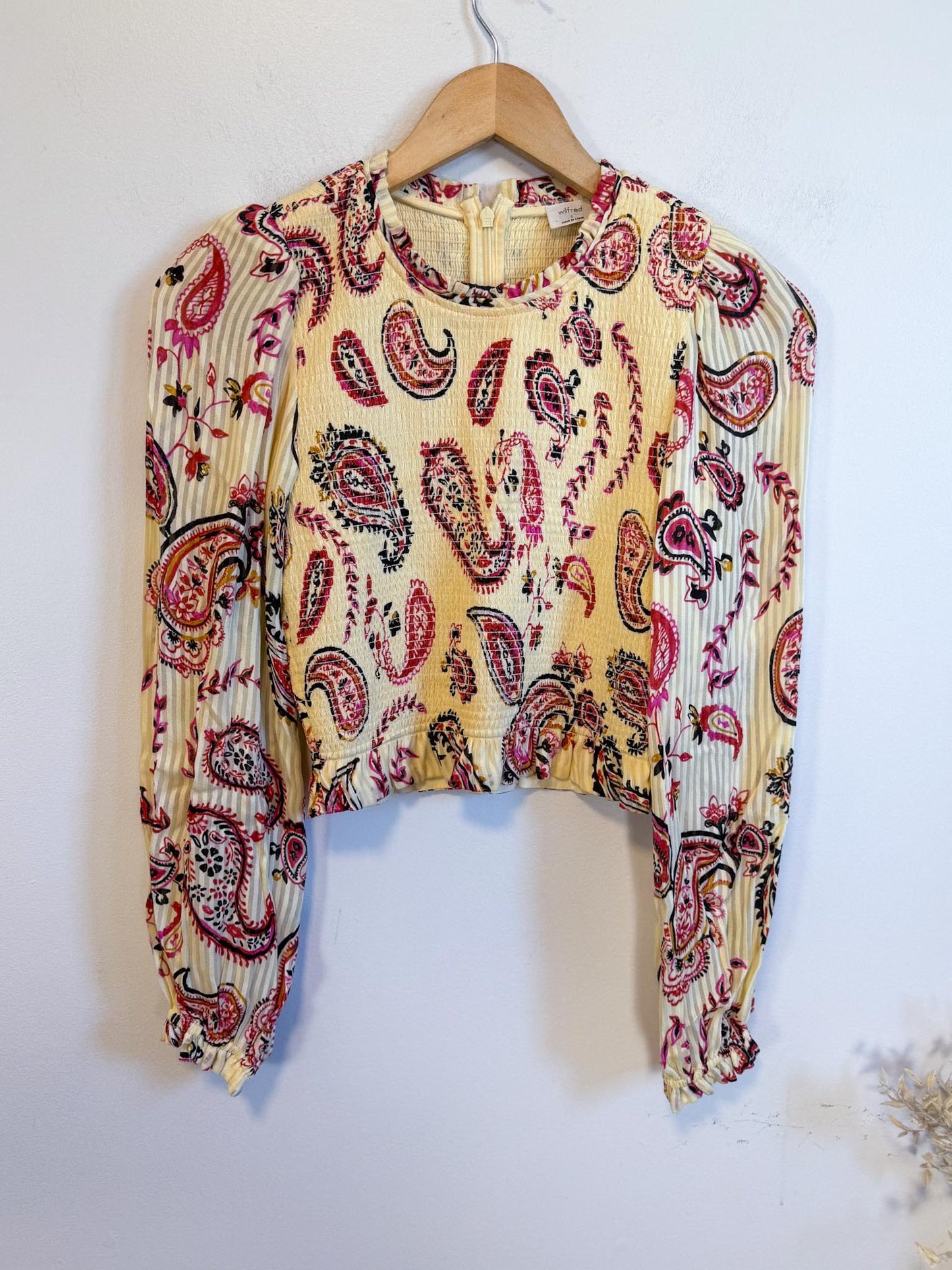 Wilfred "Tempest Blouse in Paisley Print" (Size S)